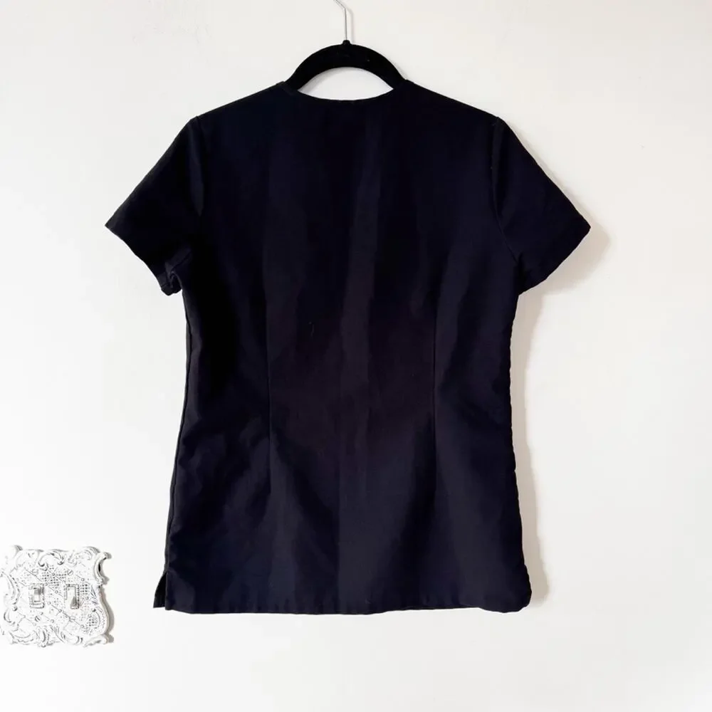 Figs lot of 2 Black Casma Three Pocket Scrub Top XXS - Picture 8 of 10